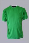 tričko LA POLO dvoubarevné M1 zelená-bílá